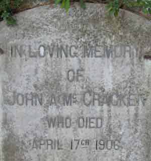 Lápida a John McCracken