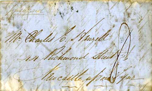 Henzell letter, 1851